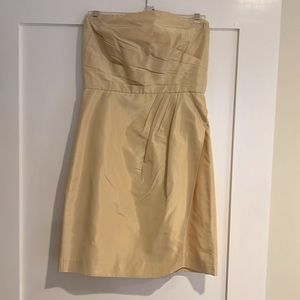J.Crew taffeta strapless dress